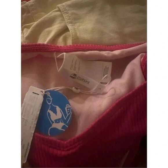Cupshe Bikini Bottom Large NWT Coral - Picture 6 of 8